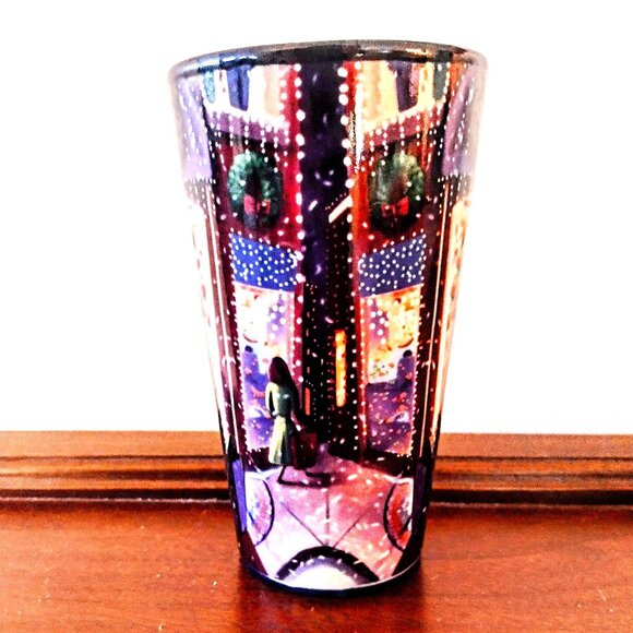 DesignPac Inc. 6" Tall Winter Holiday Coffee Mugs ~ Dark Blue ~ Set of 2 ~  EUC - Picture 10 of 14